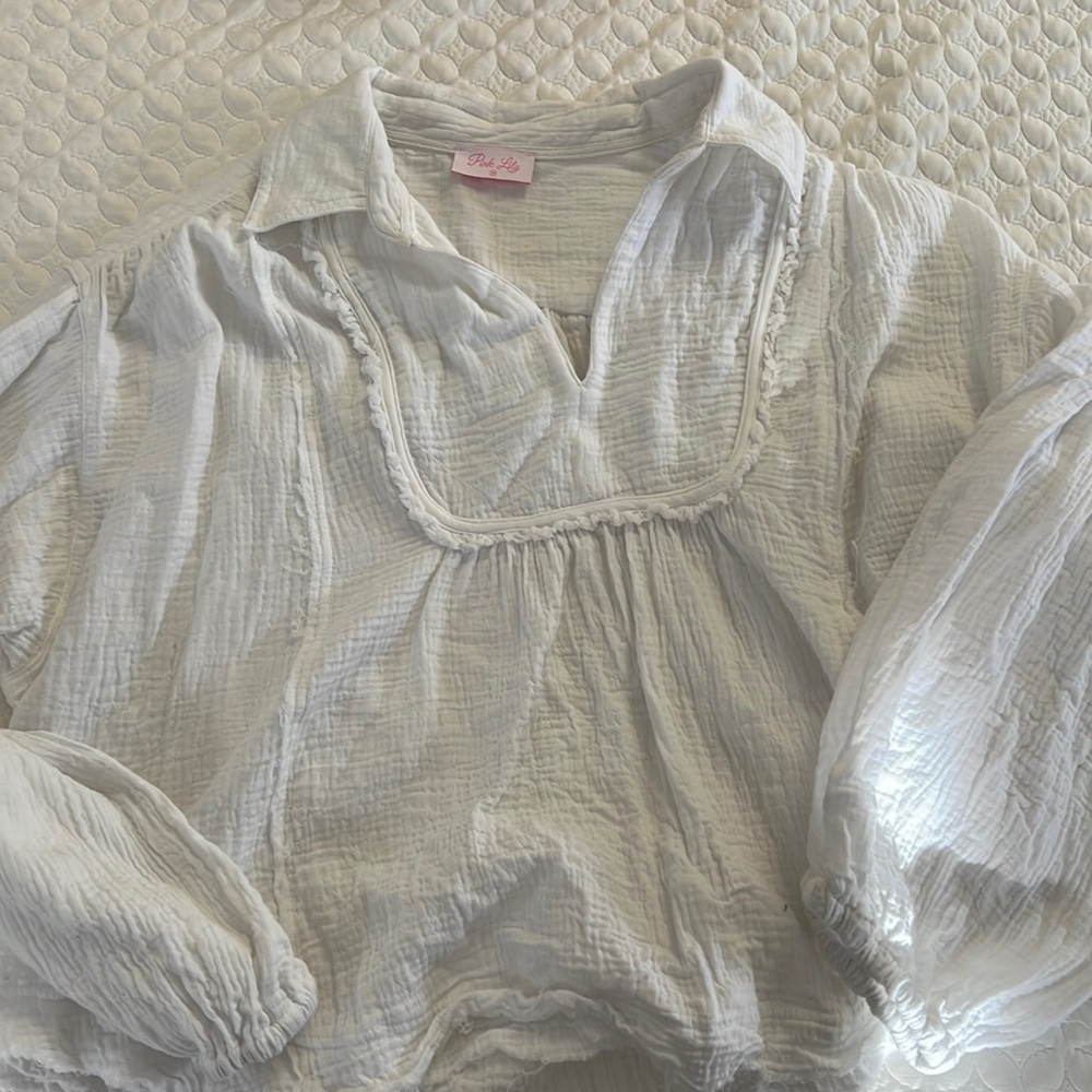 Pink Lily Blouse